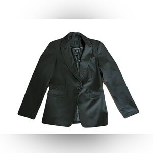 Women’s Hudson’s Bay black lined oversized blazer - size small